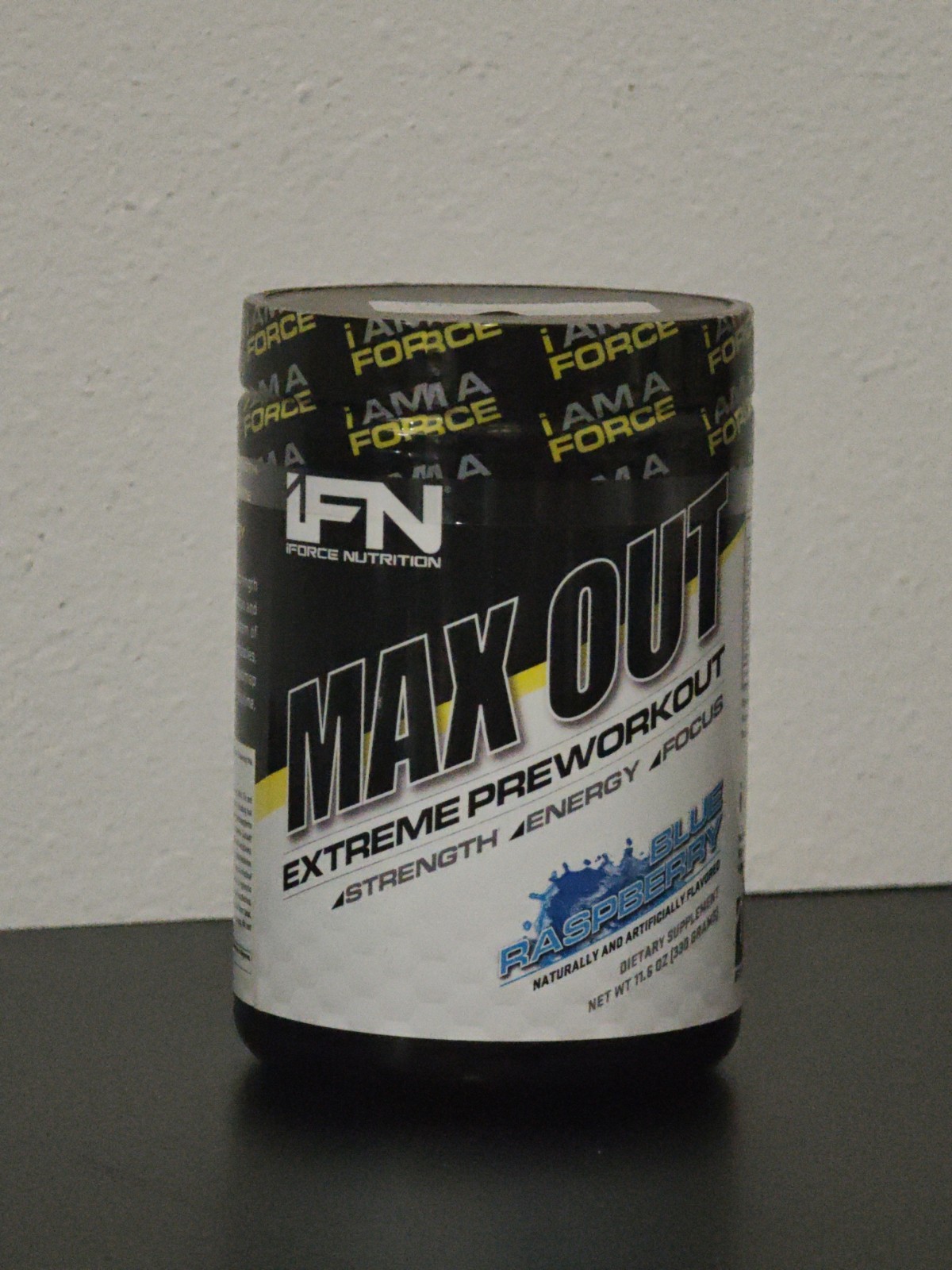 iForce Nutrition Max Out Extreme Pre-Workout 30 SERVINGS Blue Raspberry
