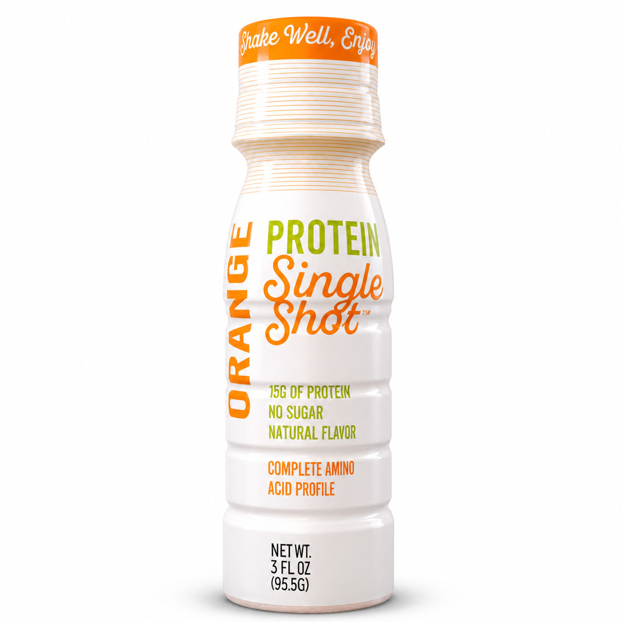 NutriWise – High Protein 15g Shot | Orange | Low Calorie (4-Pack Bottles)