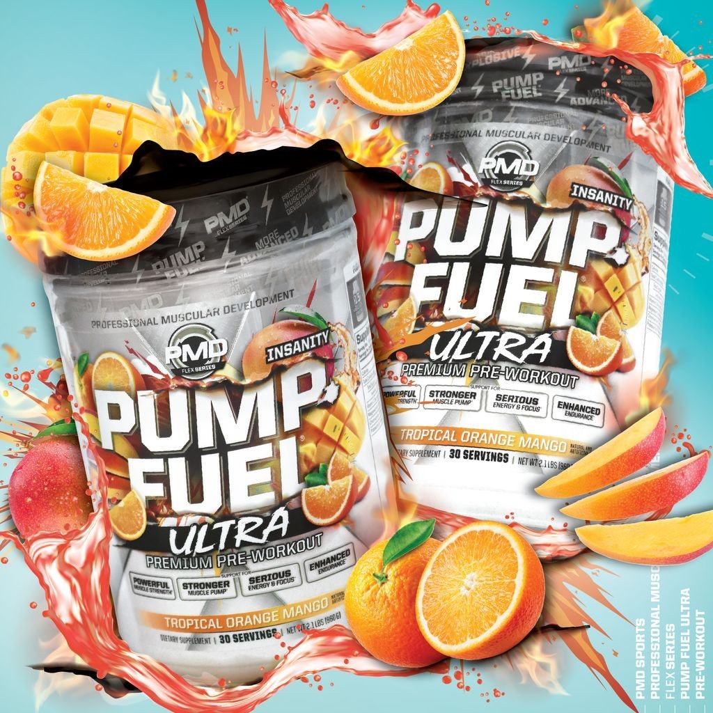 PUMP FUEL ULTRA INSANITY GLYCO LOAD TROPICAL ORANGE MANGO