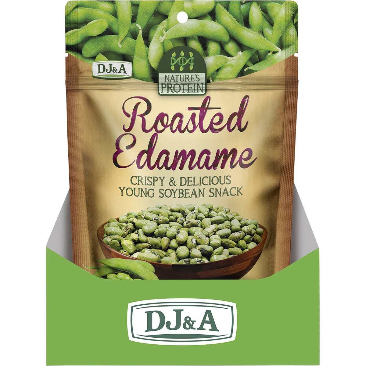 DJ&A Nature’s Protein Roasted Edamame 50g (Pack of 12)