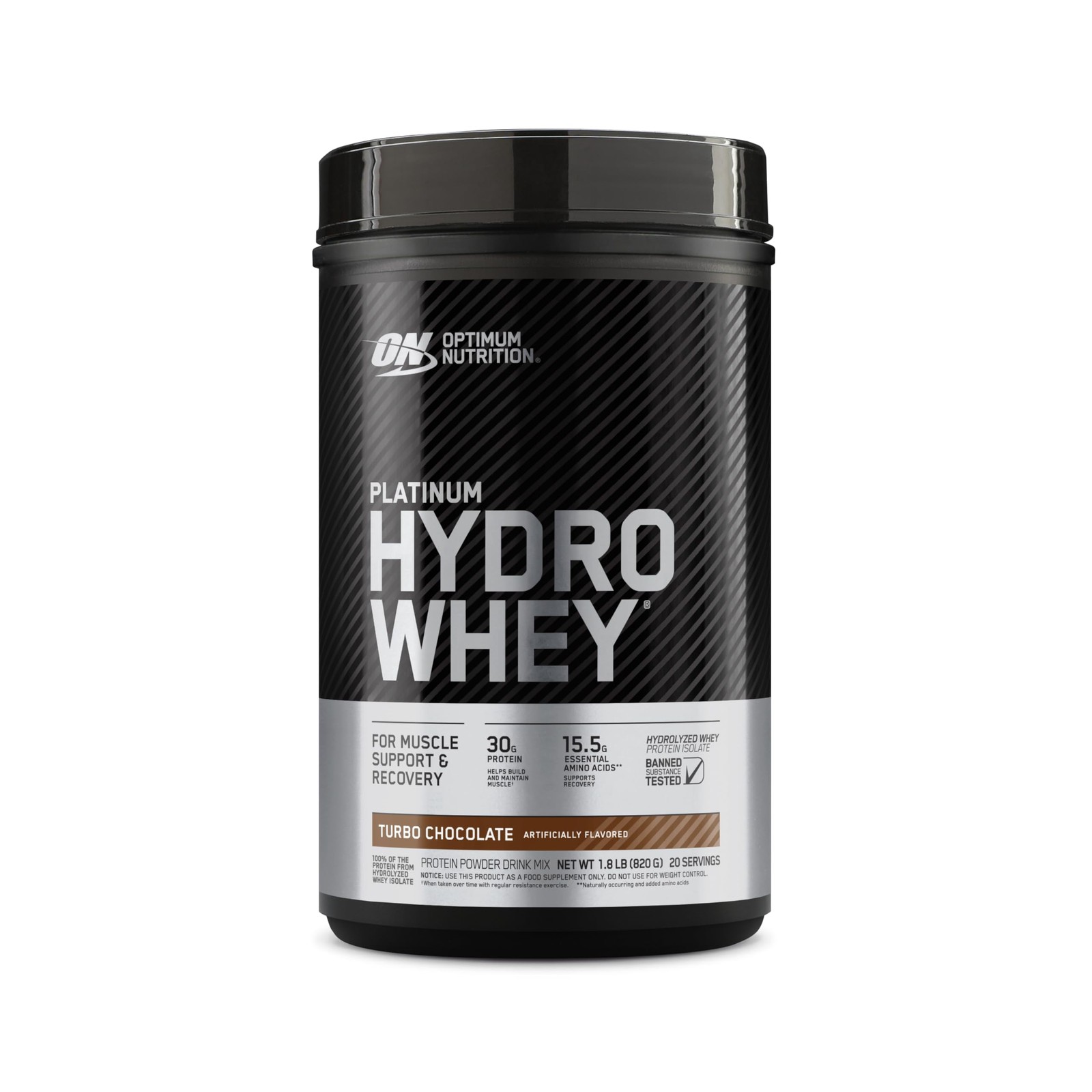 Optimum Nutrition Platinum Hydro Whey Turbo Chocolate 1.75lb Protein – FAST SHIP
