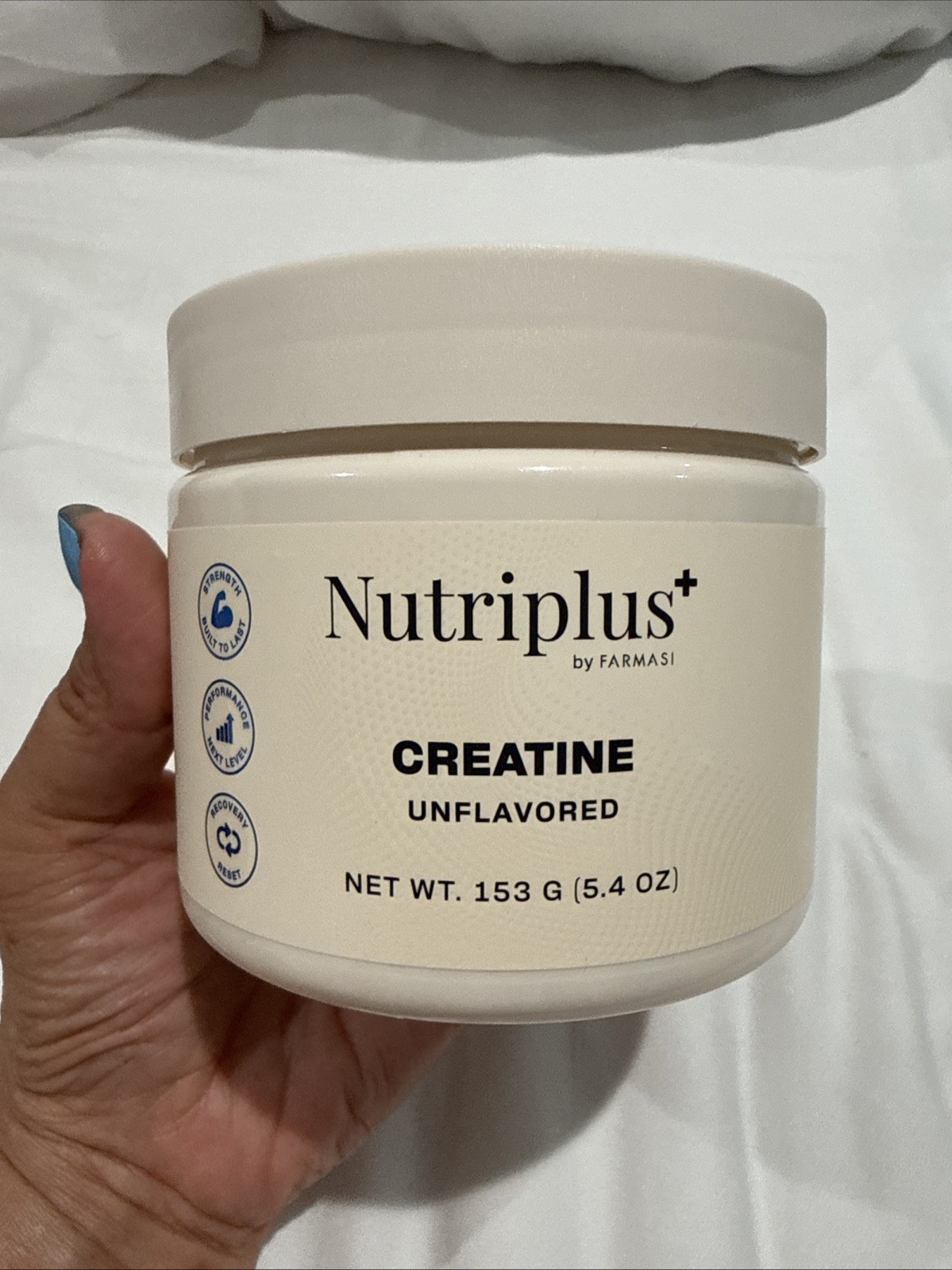 Nutriplus Creatine Powder Unflavored 5.4 oz Bodybuilding Supplement Unopened New