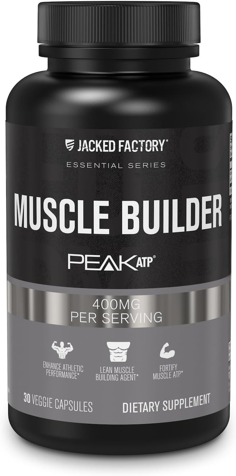 Essentials Muscle Builder – ATP Muscle Builder for Men with Peak ATP to Support