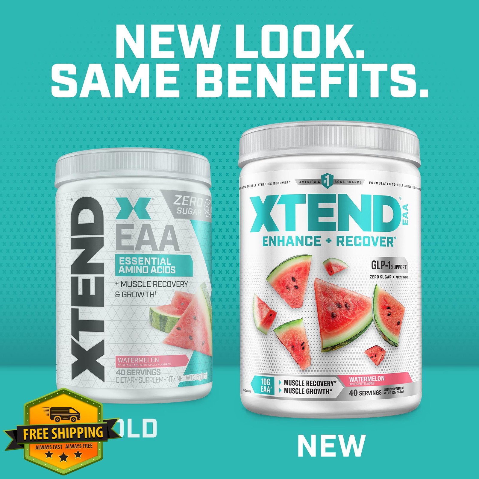 Xtend Watermelon 10.9oz 40 Servings BCAA EAA