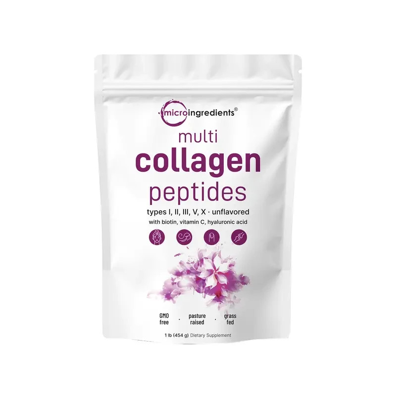 Micro Ingredients Multi Collagen Peptides Powder – Hydrolyzed Protein Peptides