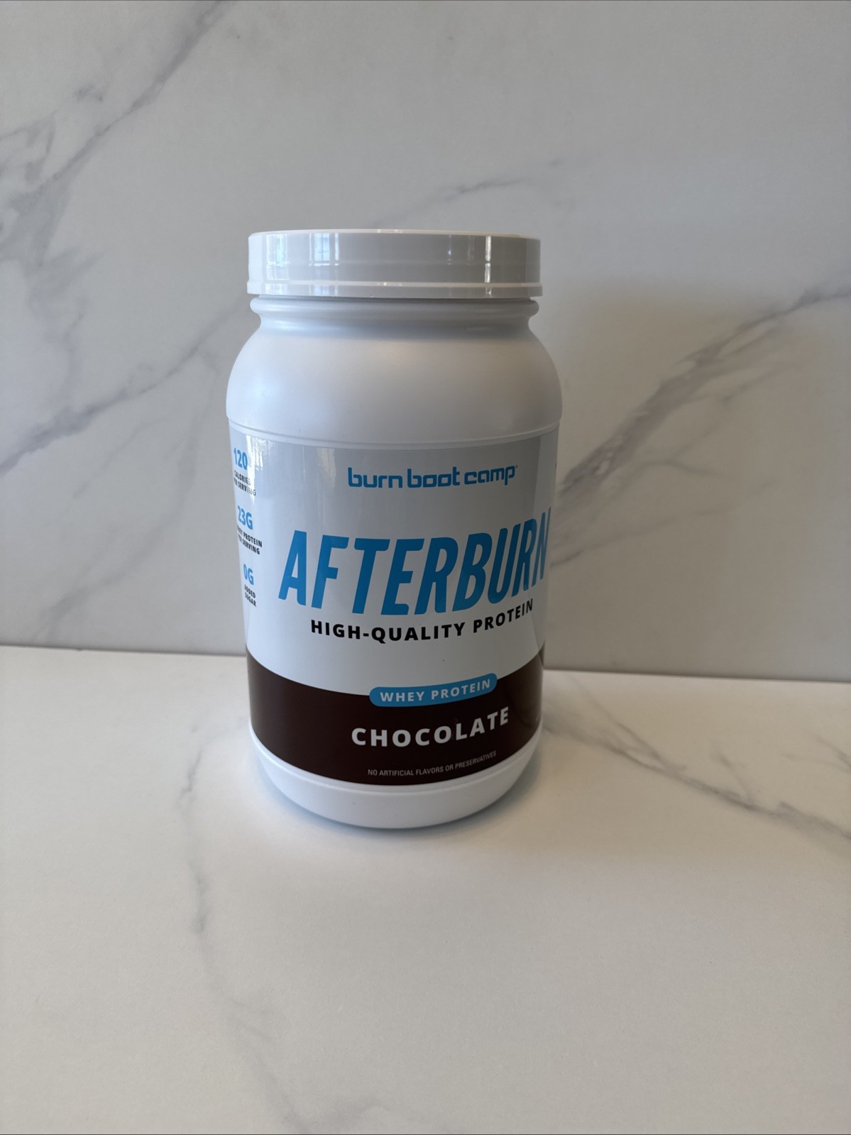 Burn Boot Camp Afterburn Whey Protein Powder Chocolate 33.3 Oz EXP 04/2027 New