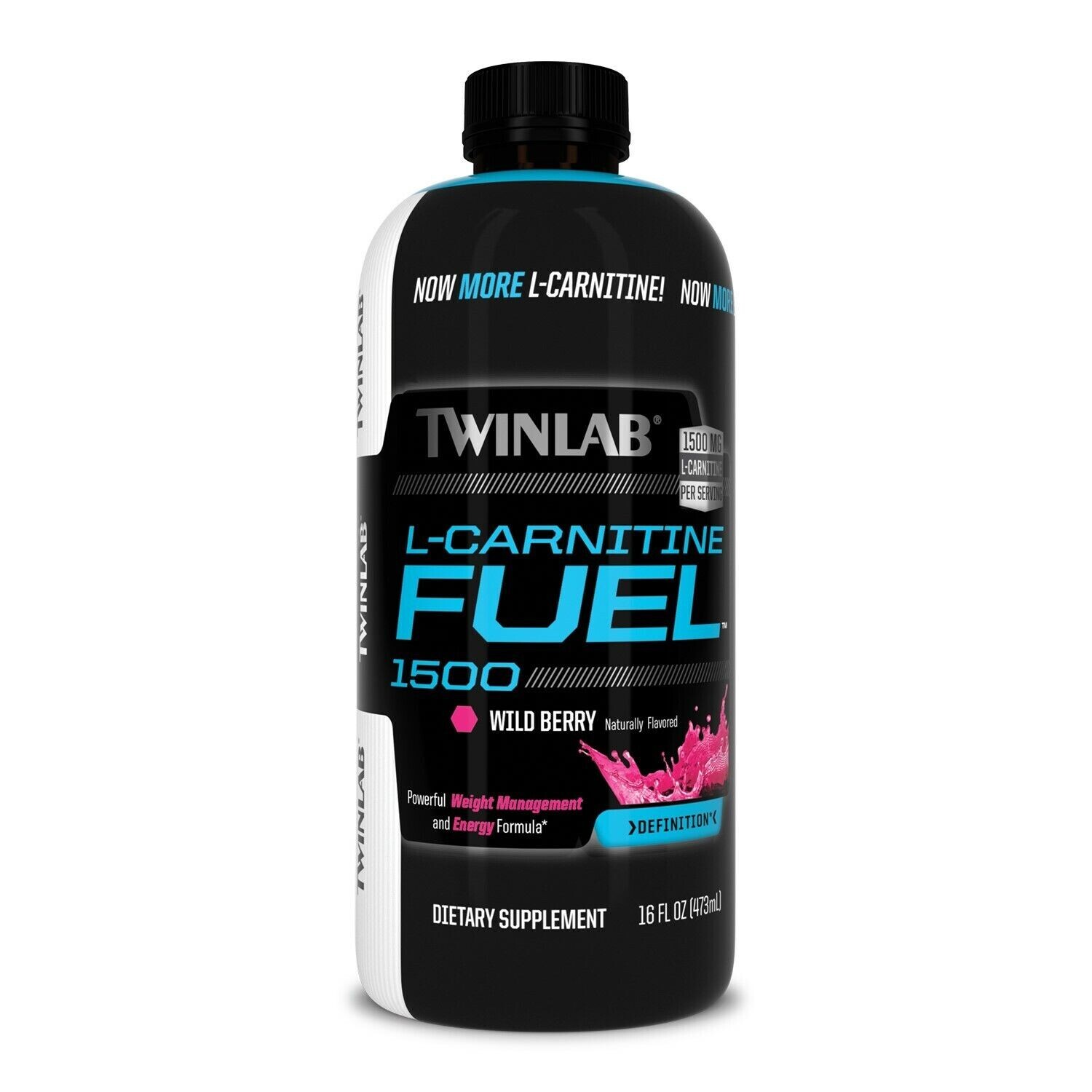 Twinlab L-Carnitine Fuel 1500 Fat Burner / Weight Loss / 16 oz WILDBERRY !!!