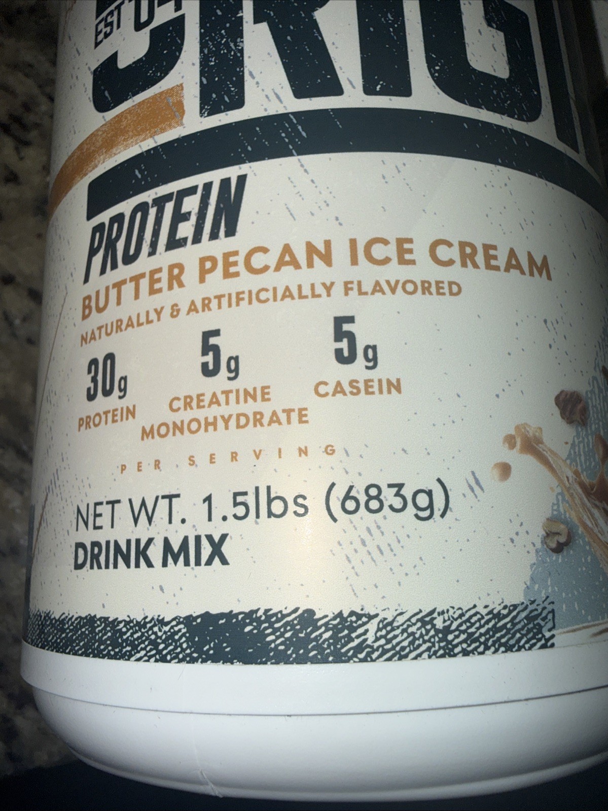Myprotein Origin Protein Powder In The Butter Pecan Ice Cream flavor.New Sealed