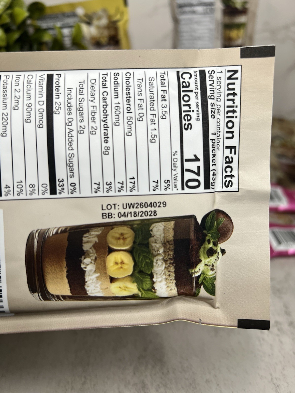 FlavCity All-In-One Protein Smoothie Powder Variety 1 Packet Grass Fed Exp 01/28