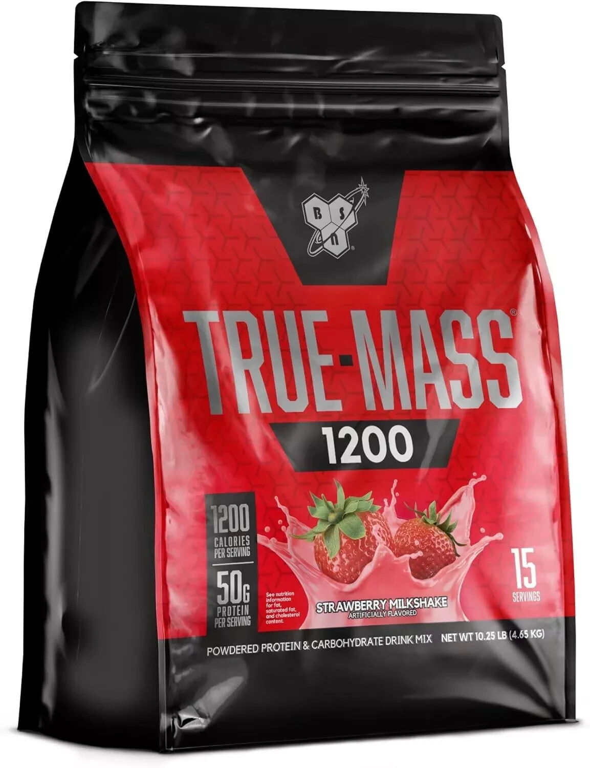 BSN True-Mass 1200 High Calorie Weight Mass Gainer 10.25LB Bags 3 Flavors New