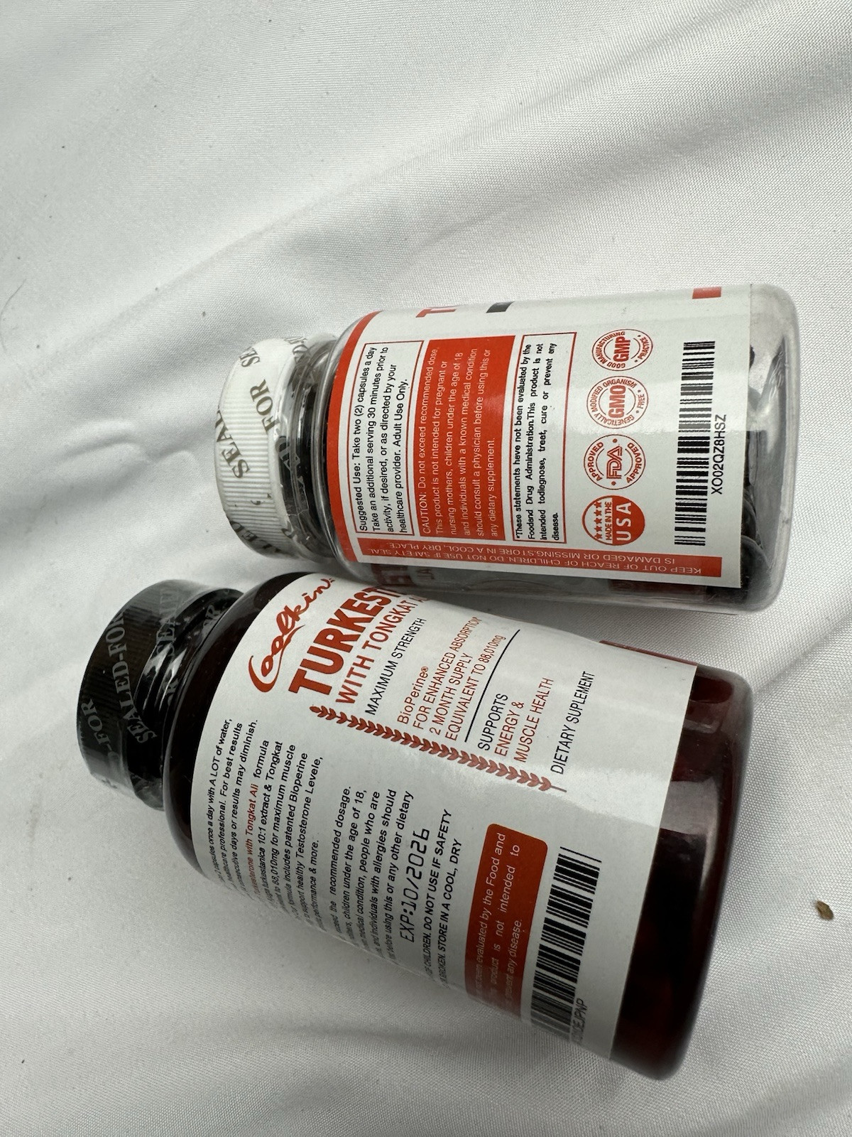 Coolkin Turkesterone 60 Caps Energy Muscle Health Exp 10/26 Plus Another Brand