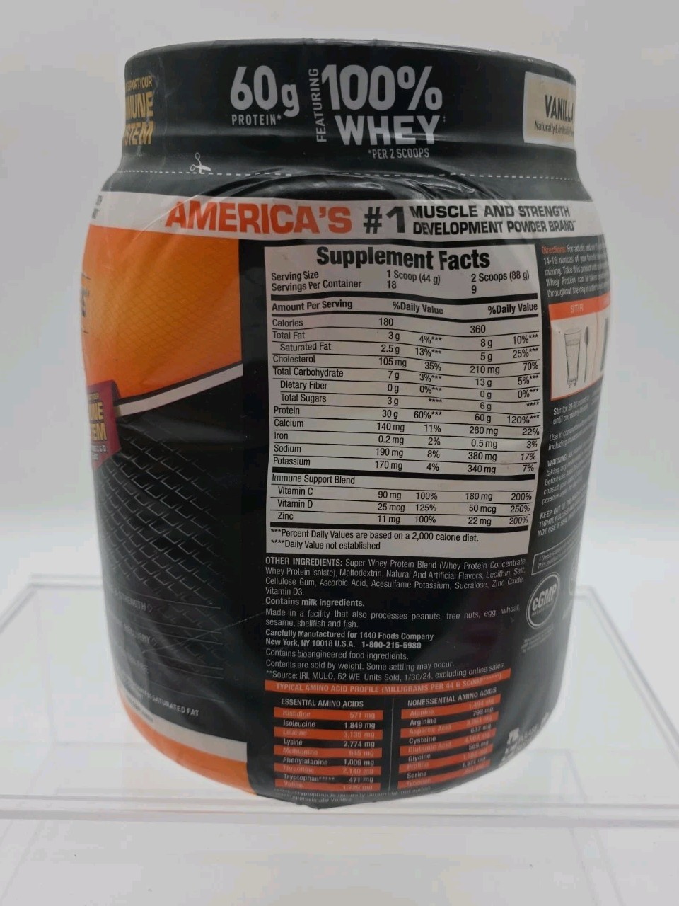 Body Fortress Super Advanced Whey Protein Vanilla 1.74 lb Exp 11/26 Sealed
