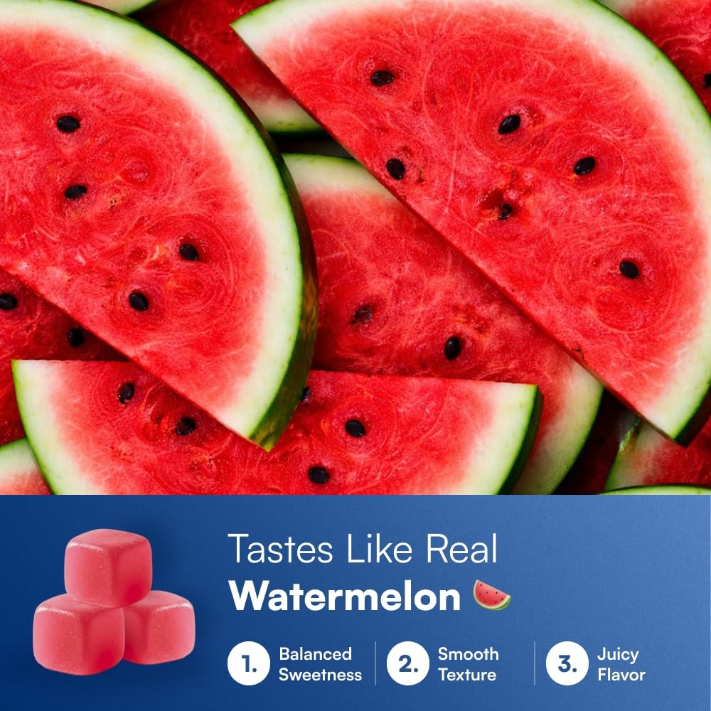 Creatine Monohydrate Gummies – Supports 90 Count (Pack of 1), Watermelon