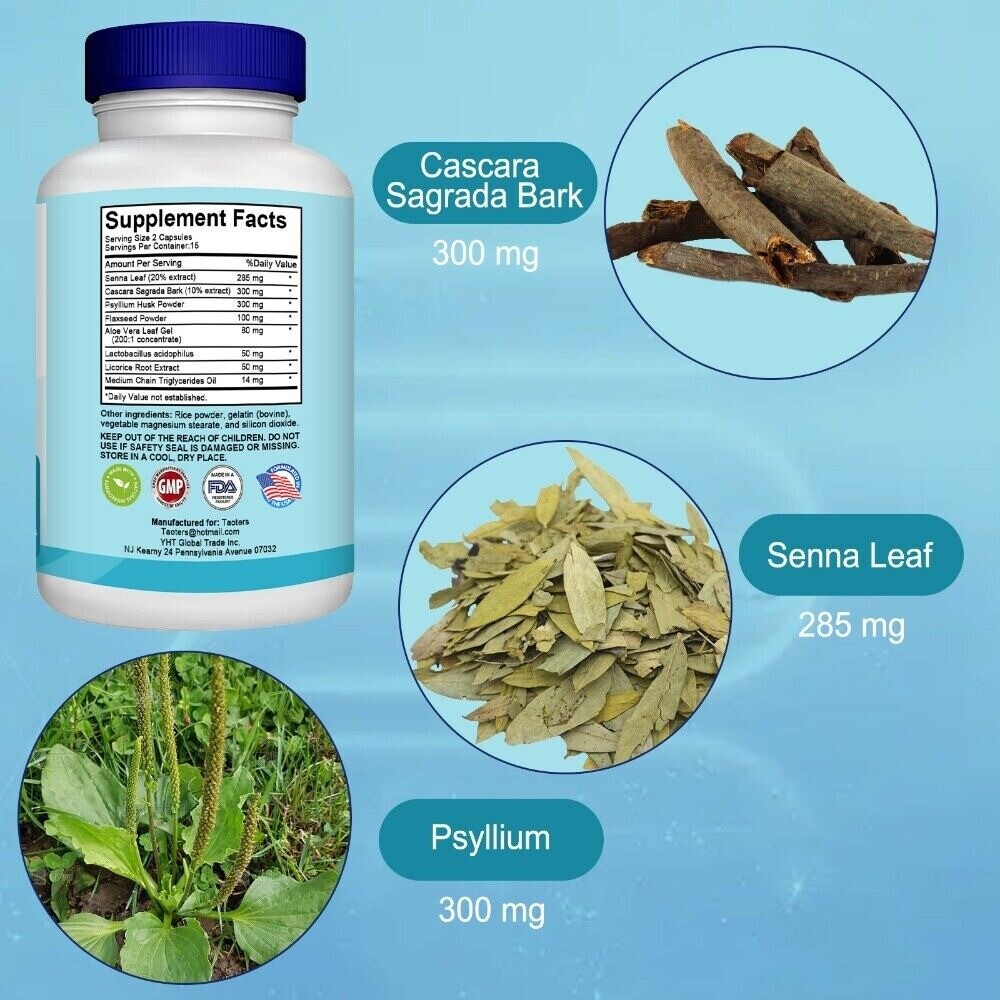 15 Day Cleanse – Gut & Colon Support | Unisex | 30 Capsules
