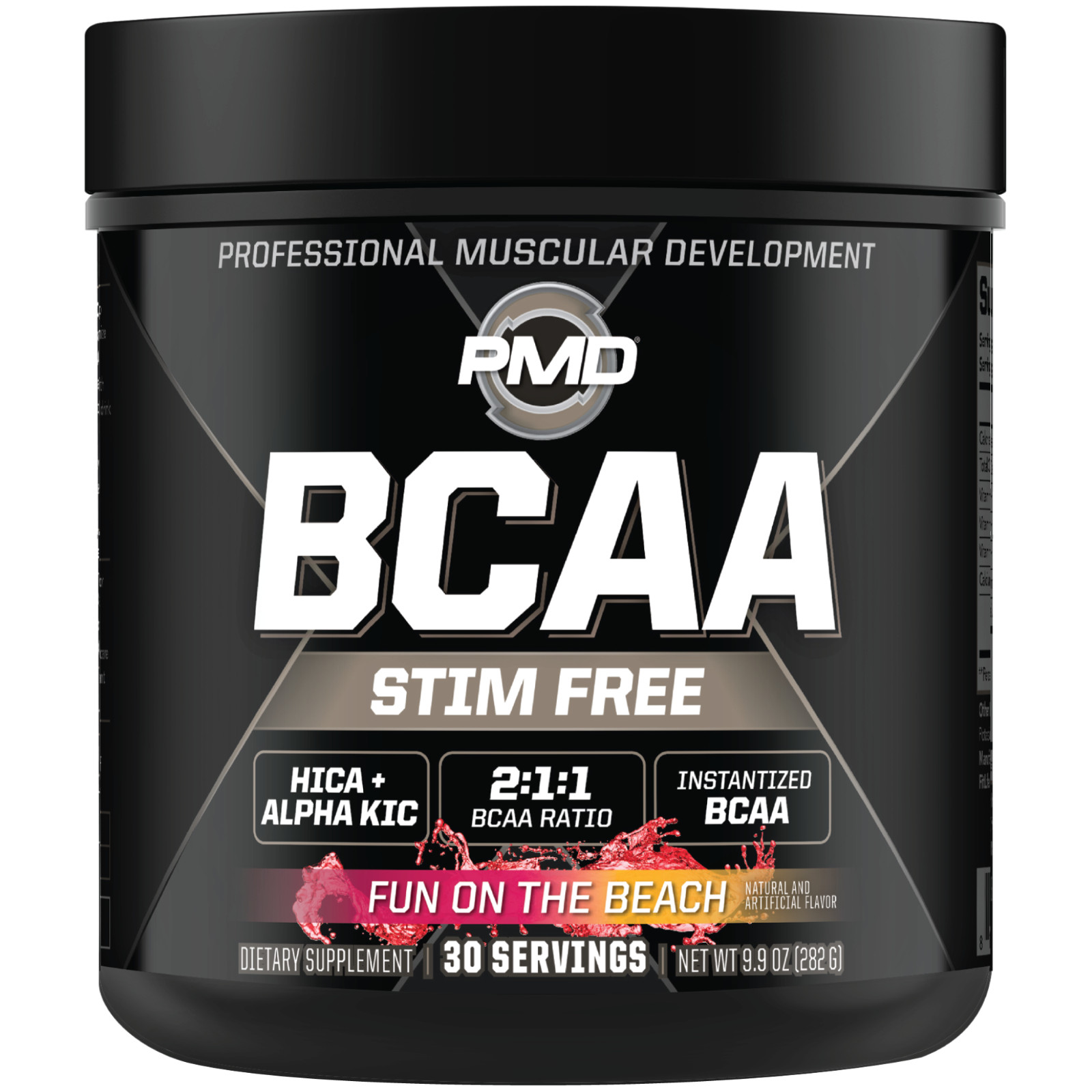 PMD BCAA’s Stim-Free for Performance & Recovery – Fun on the Beach (30 Serve)