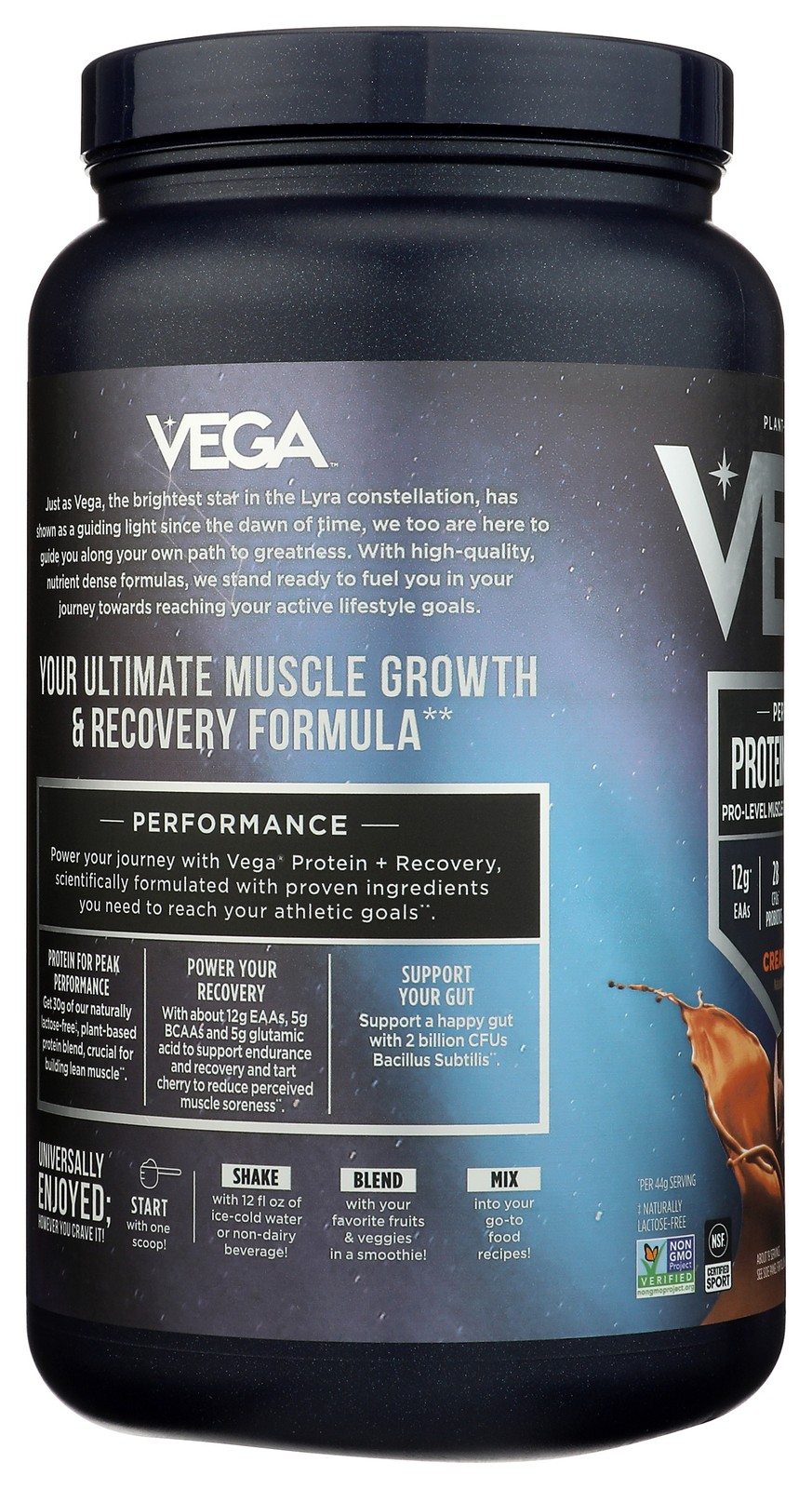 Vega Plant-Based Performance Protein Creamy Chocolate 29.5 Oz 1 Pack
