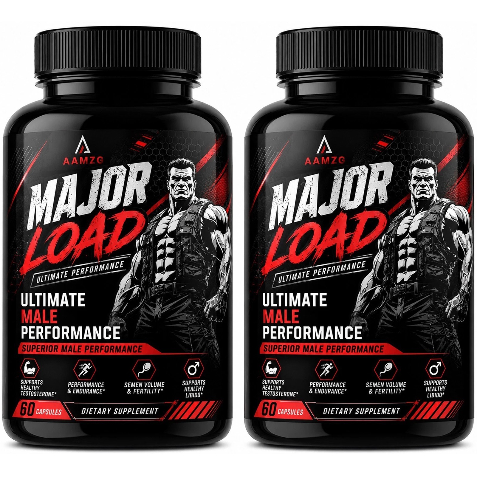 (2 pack) Men’s Herbal Formula Dietary Supplement Natural Ingredients – (60 Ct)