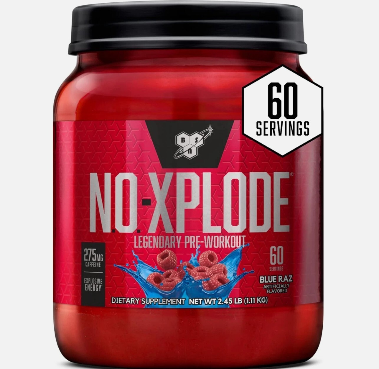 N.O-Xplode Pre-Workout – Fruit Punch (60 Servings)