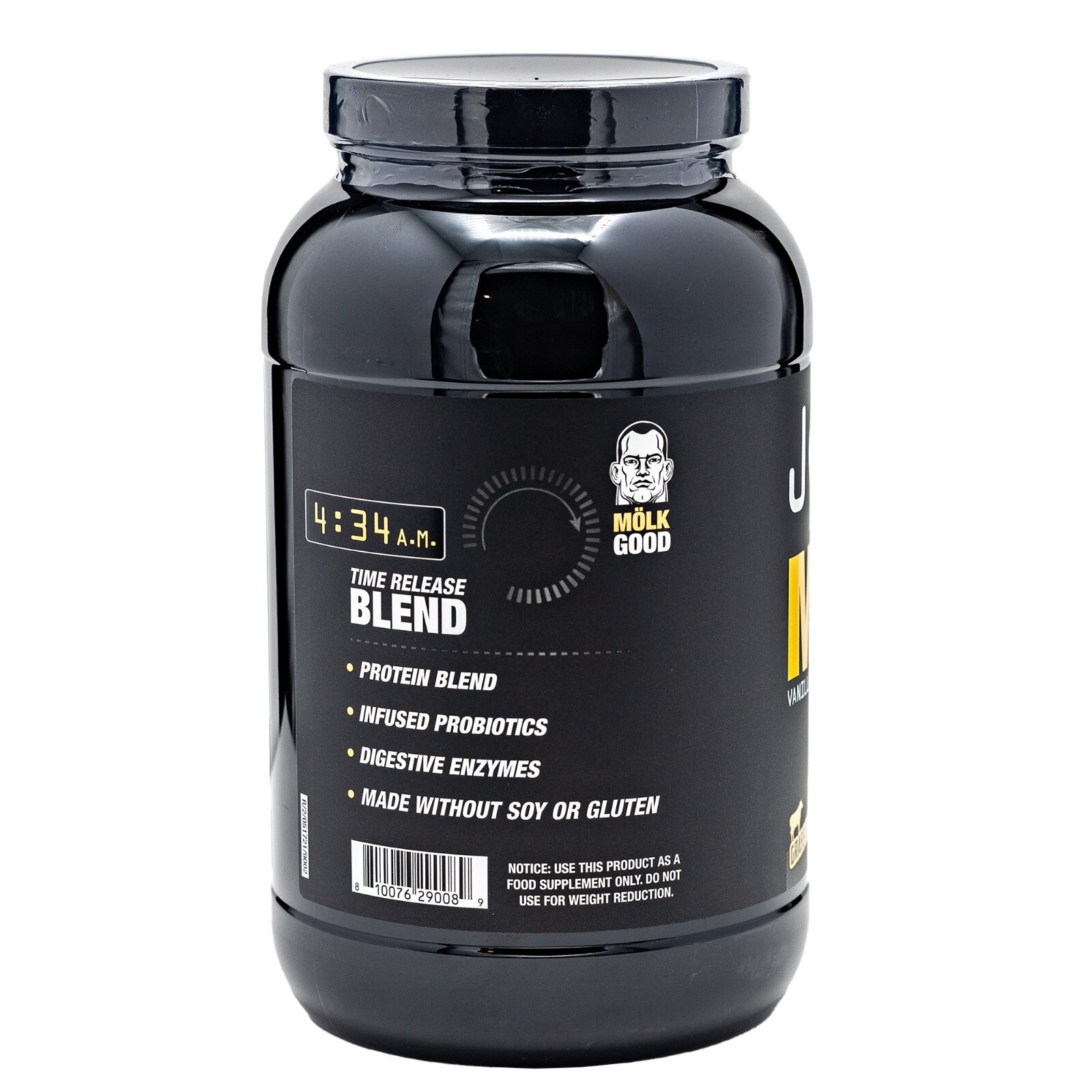 Jocko Mӧlk, Protein Powder Drink, Vanilla Gorilla, 22g Protein, 2 lb.