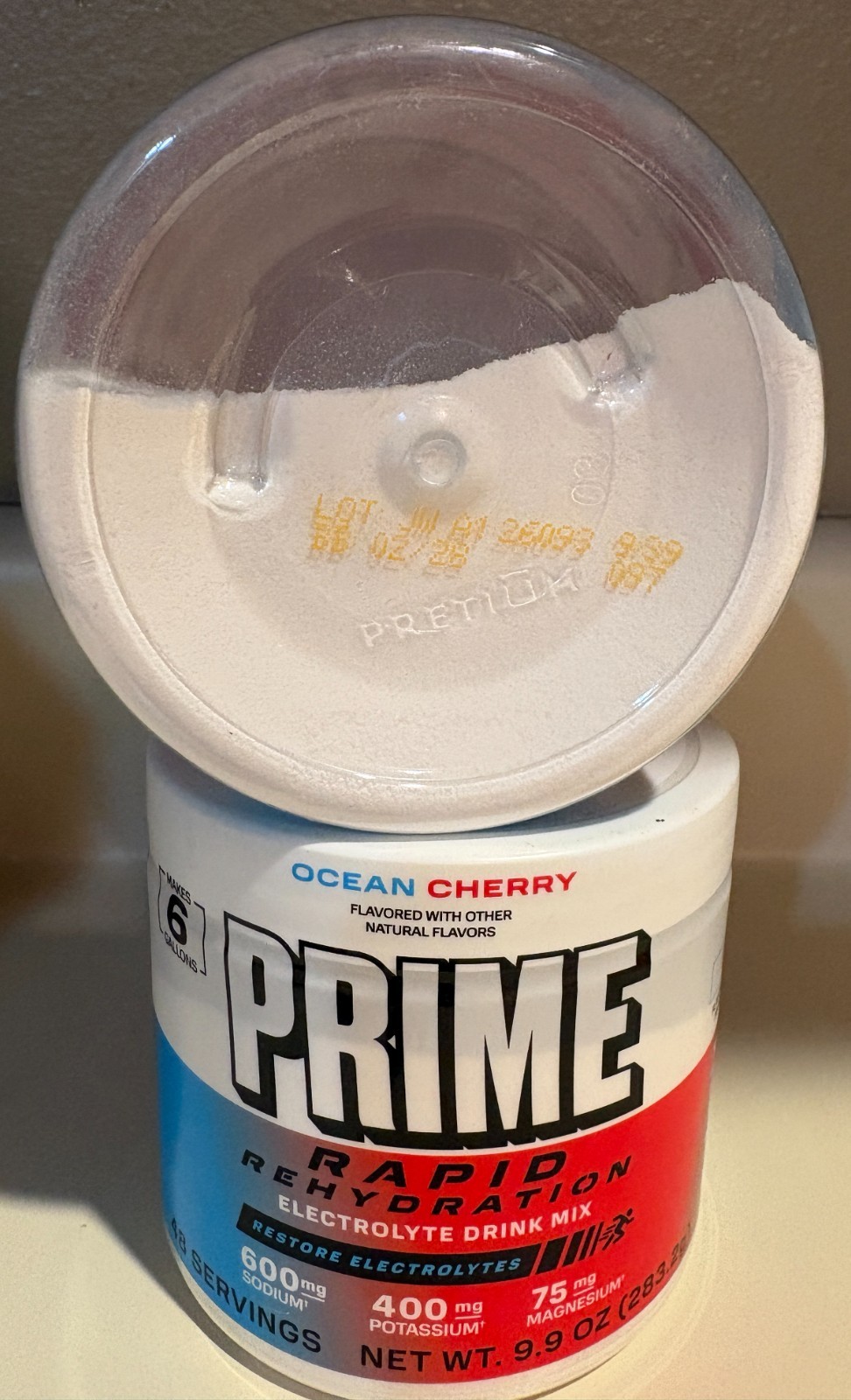 2 x Prime Rapid Rehydration Electrolyte Powder 2 FLAVORS 9.9oz Exp 2/28 & 3/28