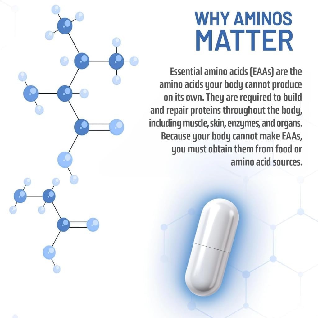 Muscle Code Essential Amino Acid Capsules Synthesis & Repair Nautilus Strength