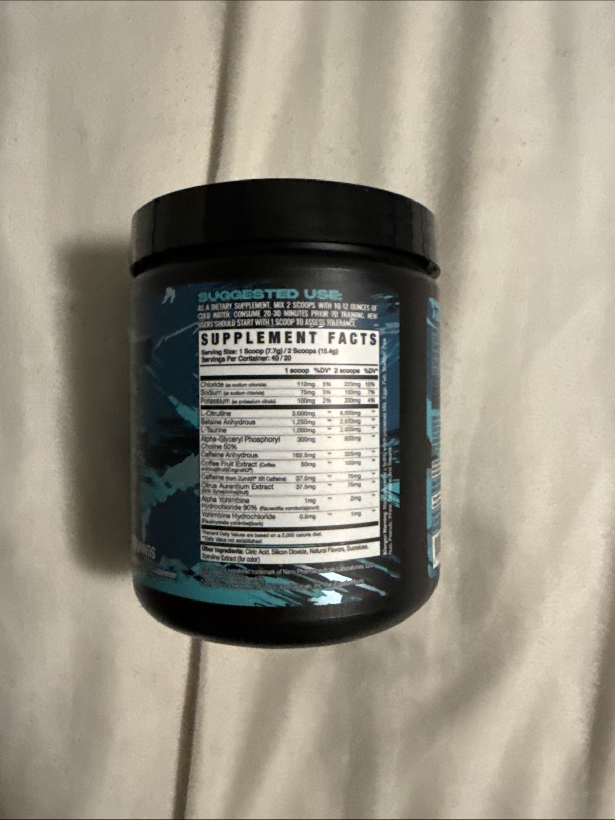 Axe & Sledge HWMF HIgh Stim Pre-workout Melon Pop 40 servings