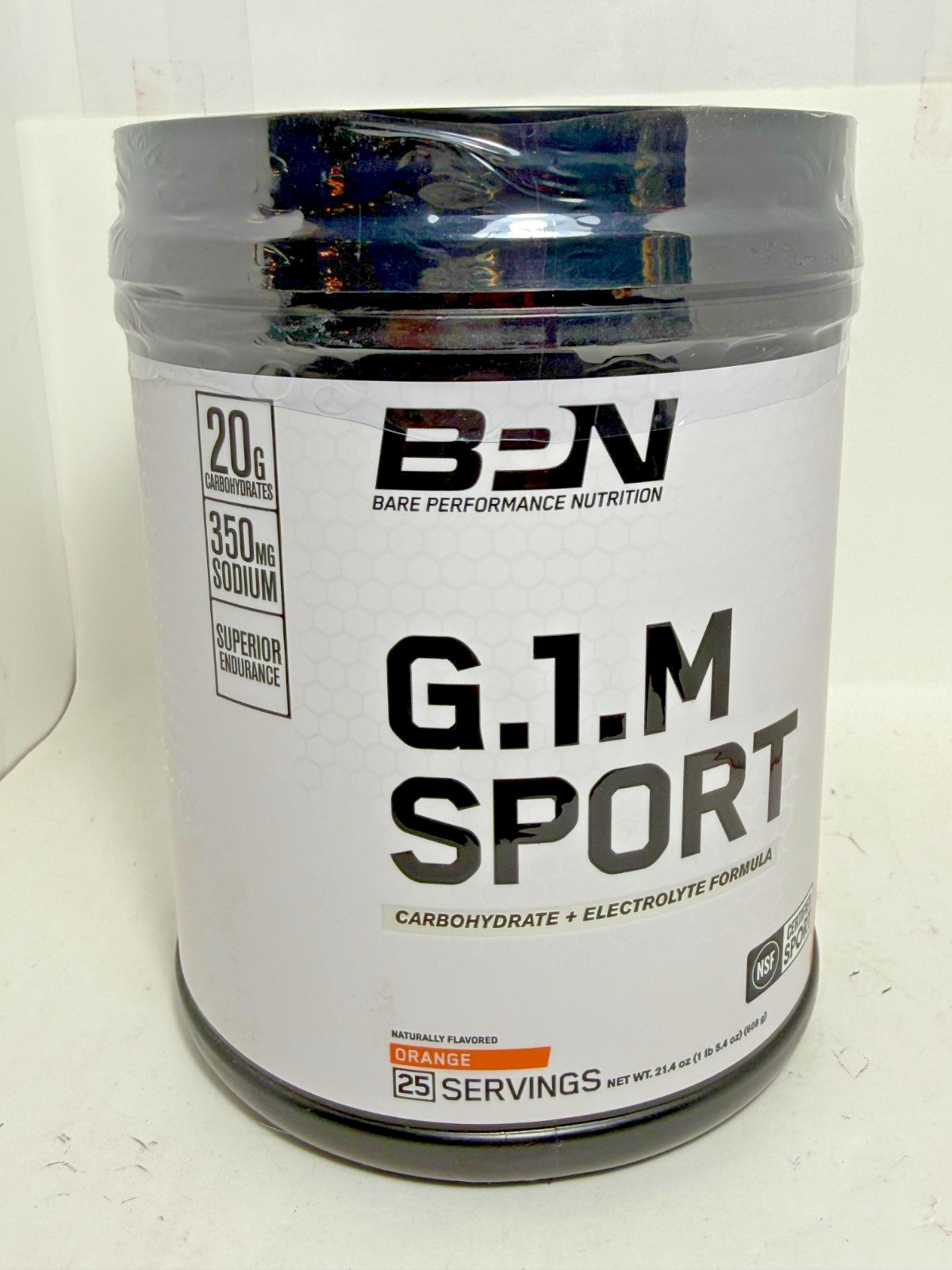 Bare Performance Nutrition BPN G.1.M Endurance Pre-Workout 21.4 oz ORANGE