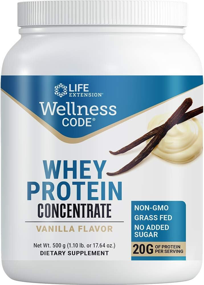Life Extension Wellness Code Whey Protein Concentrate 500grams