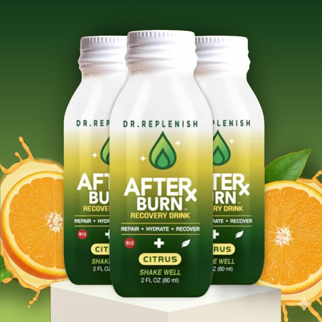AFTERx Burn Recovery Drink | Citrus Flavor | Post-Workout 3pk. – 2oz
