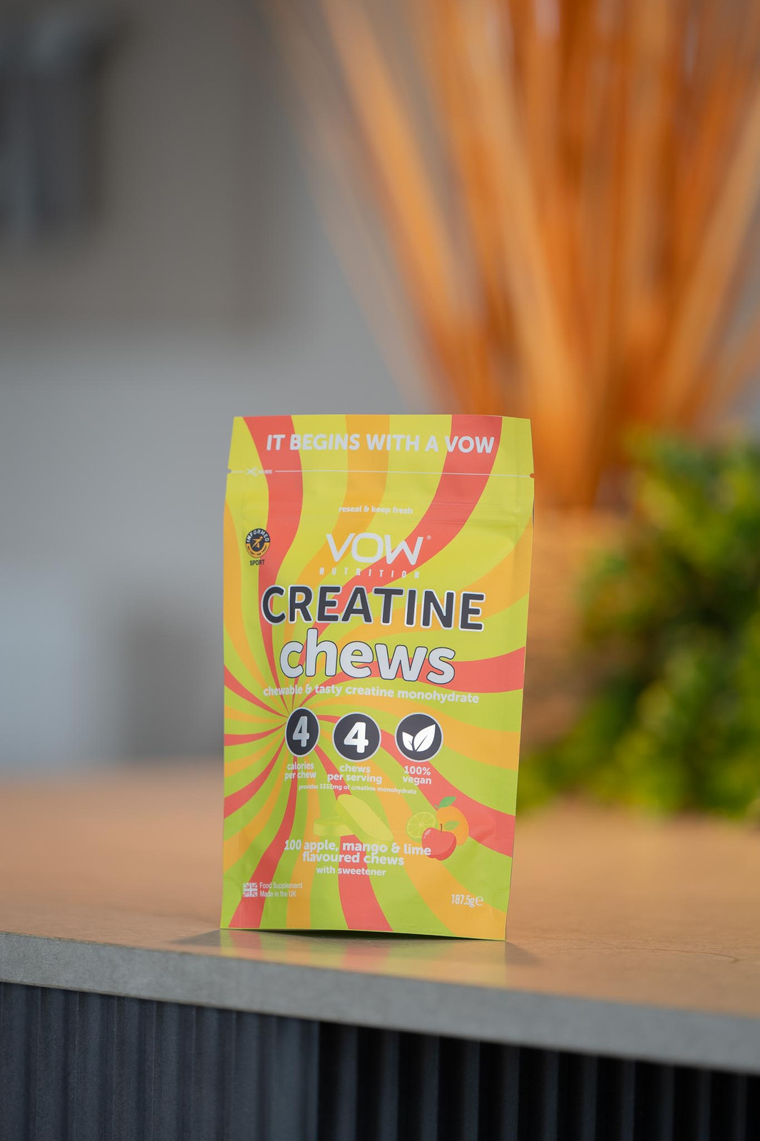 Creatine Chews, Apple, Mango and Lime, 100 Count