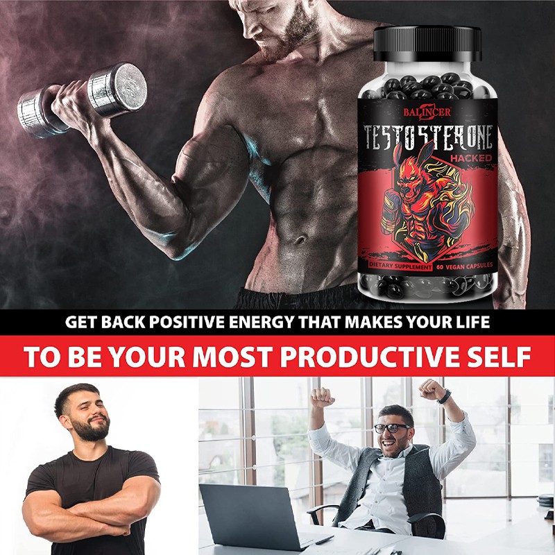Testosteron Booster, Men’s Support and Enhancement of Natural Stamina, Vitality