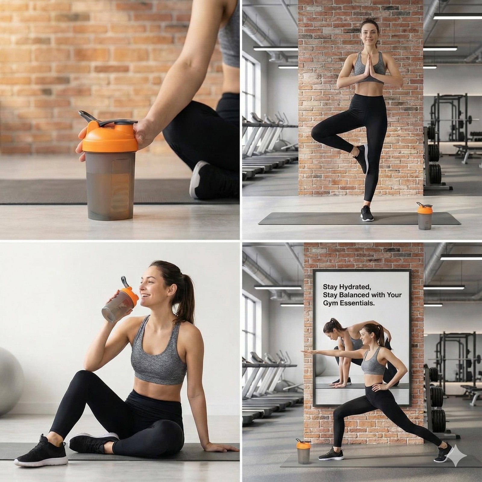 BSPA Mini Gym Shaker 300ml | Blender Ball Bottle