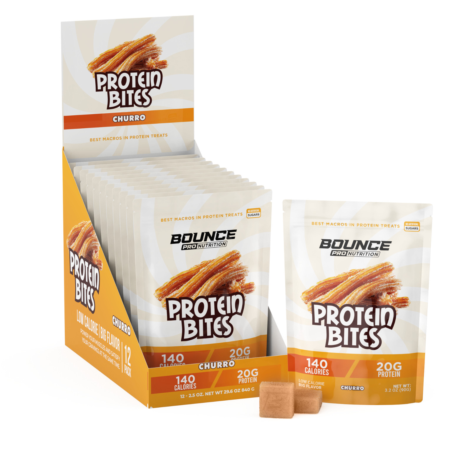 Protein Bites – 20G Per Bag – Churro