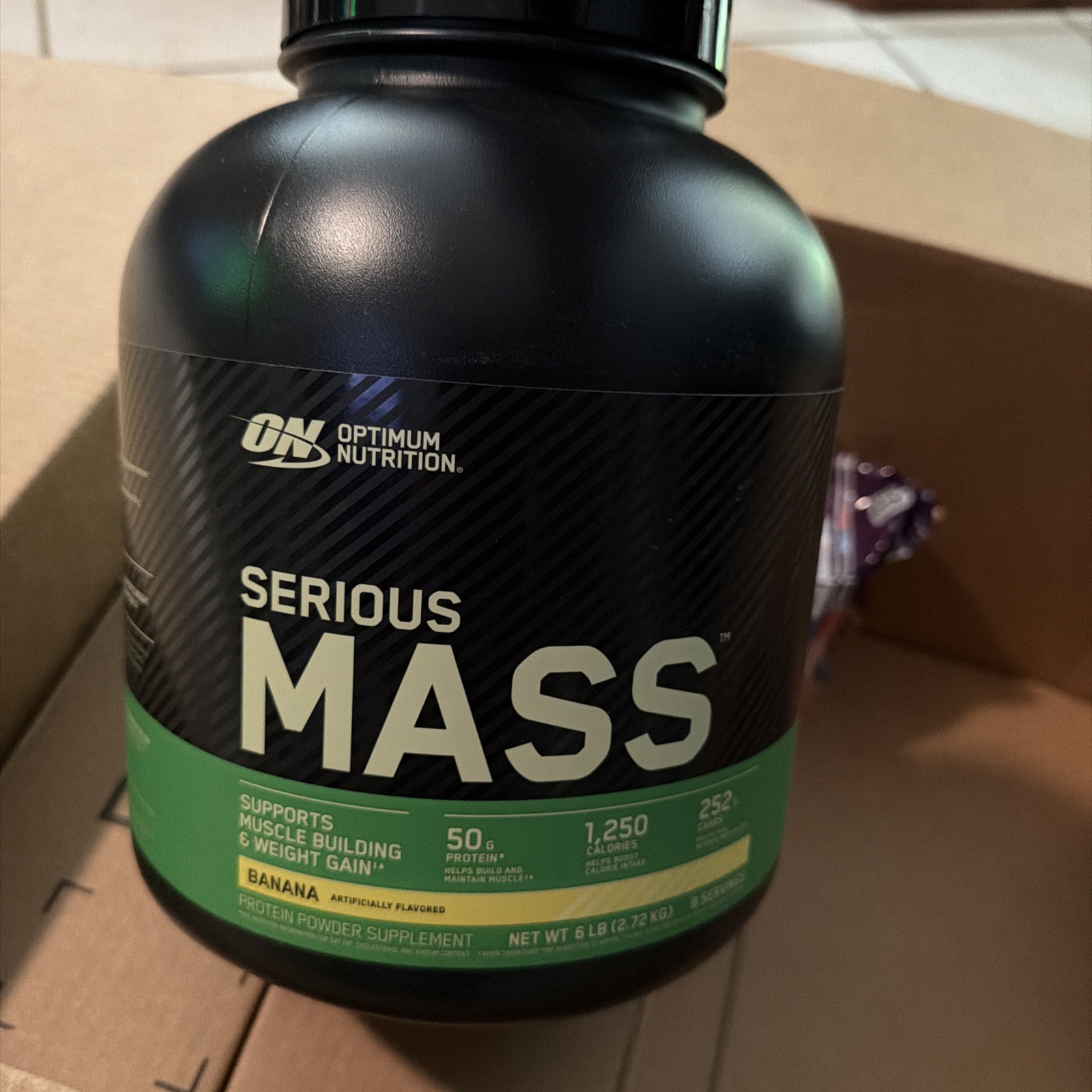 Optimum Nutrition Serious Mass Vanilla Flavoured Protein Powder – 6lbs