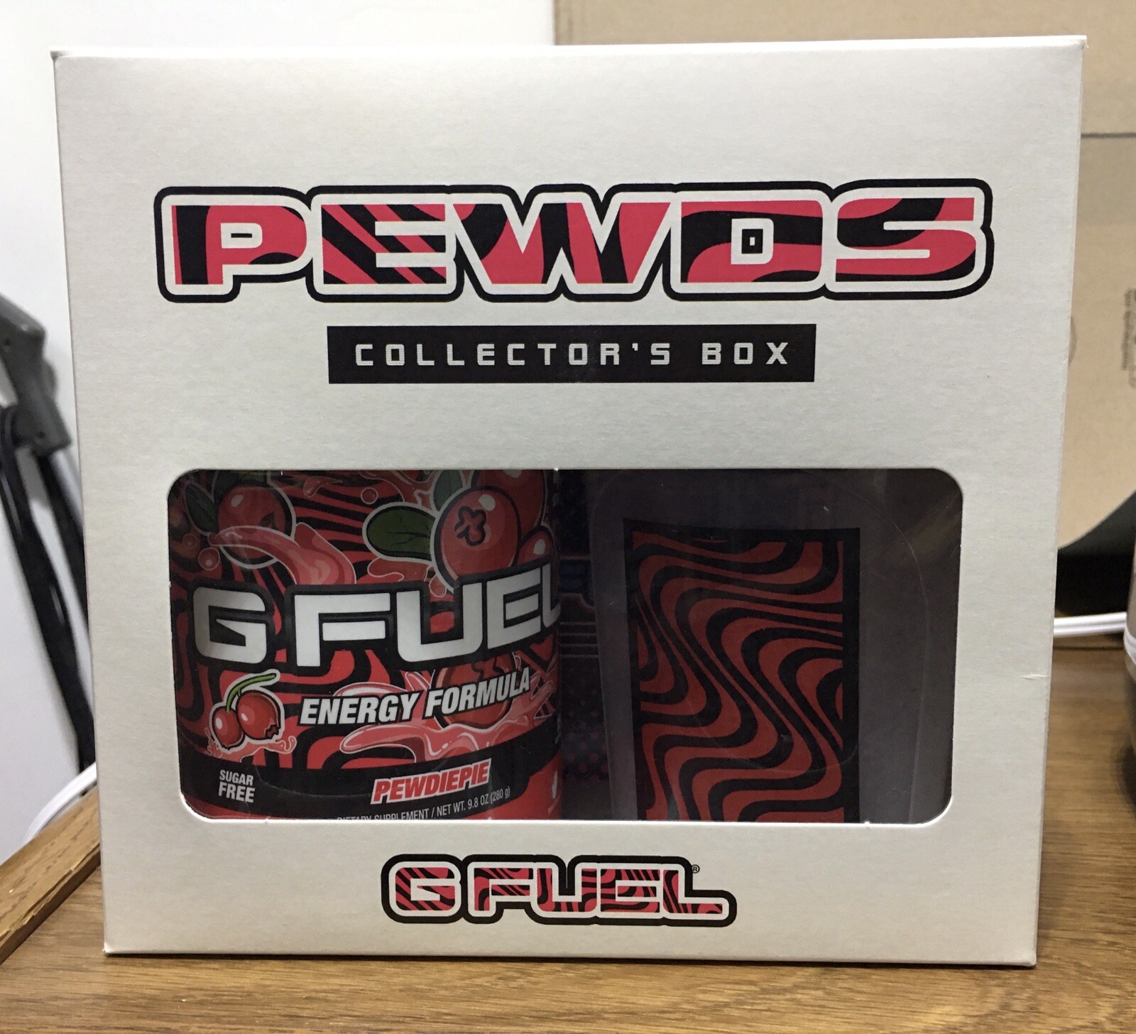 Pewdiepie G fuel Collector’s Box – Empty Tub No Sticker