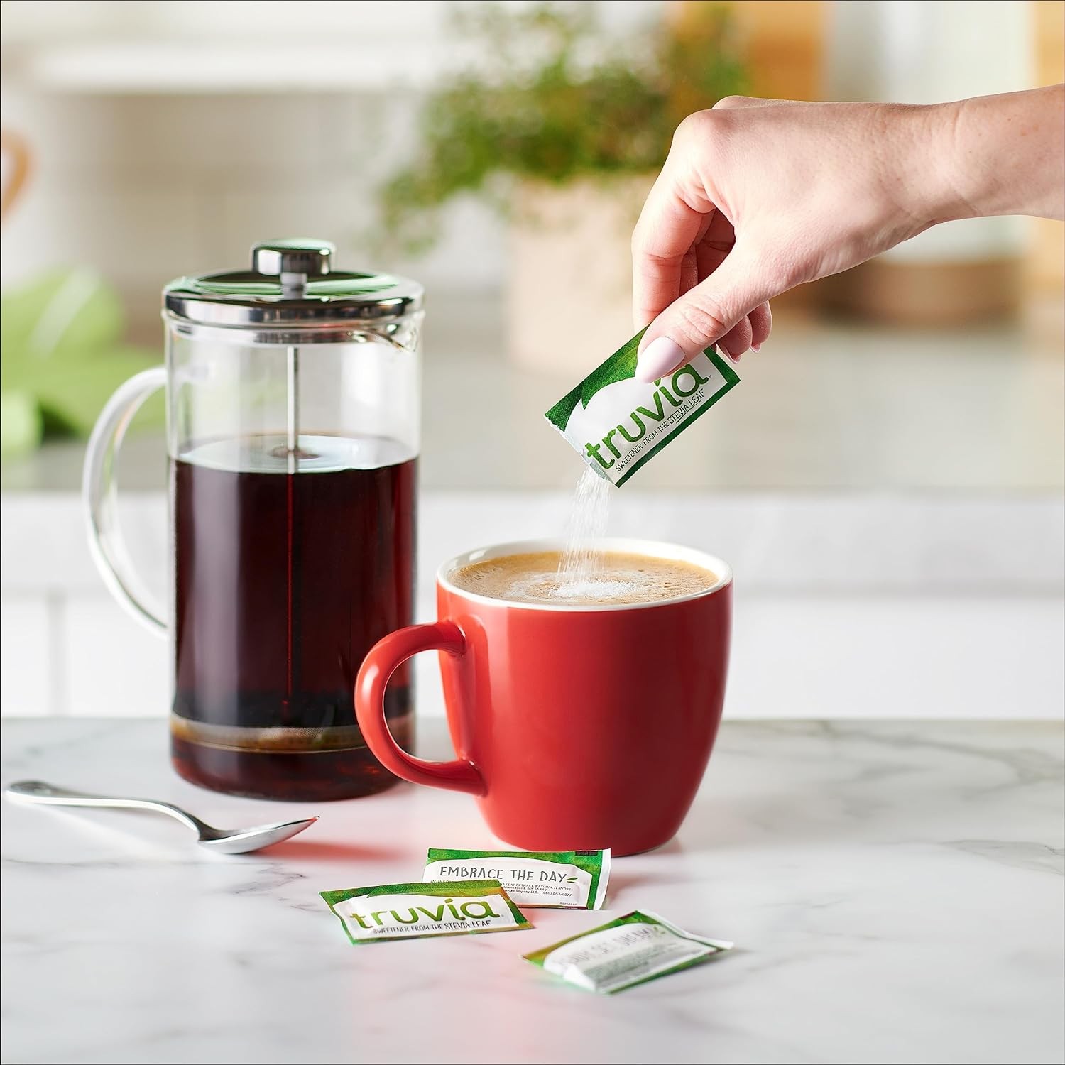 Truvia Natural Stevia Sweetener Packets, (Net Wt. 5.64 80 Count (Pack of 12)