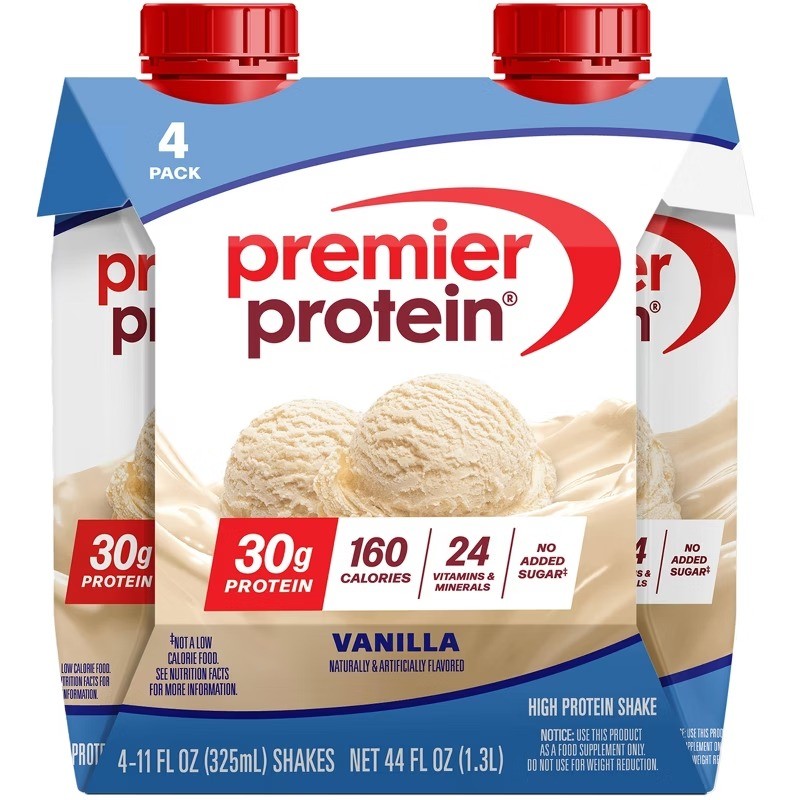 Premier Protein Vanilla Non-Caffeinated Whey Protein Nutritional Shake