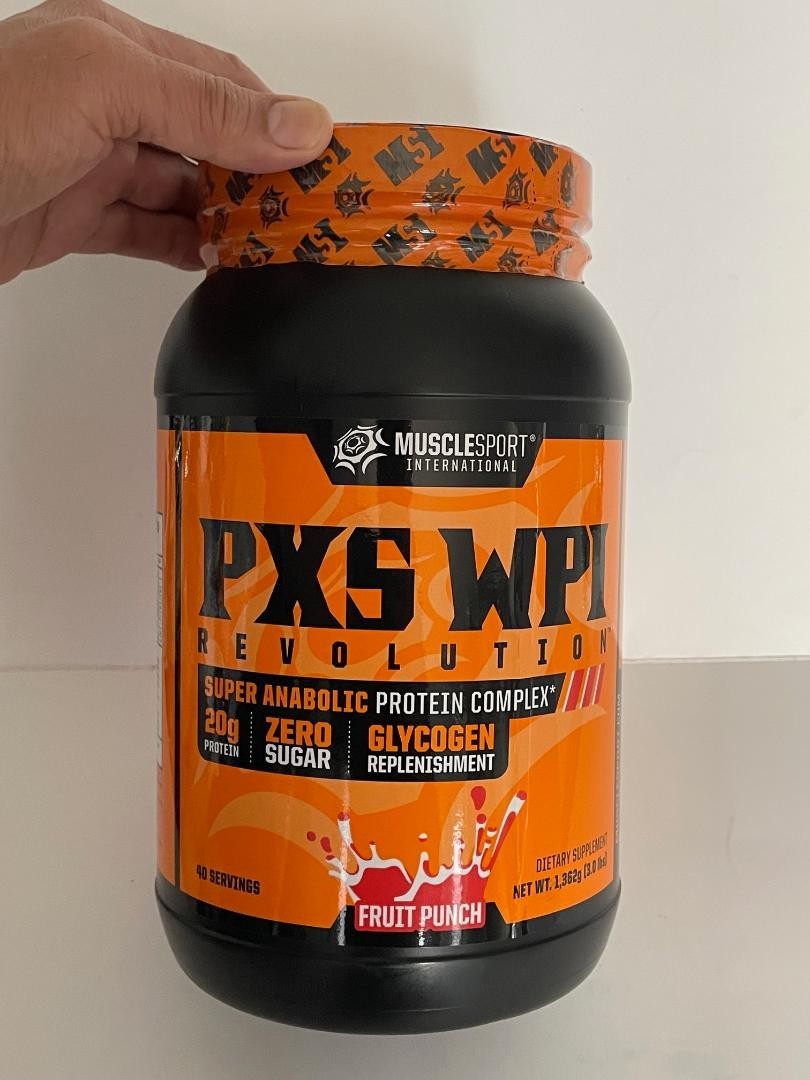 PXS WPI REV.Testosterone booster Whey Protein Isolate Fruit Punch flavor 40 Serv