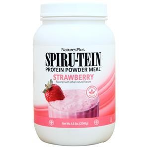 Nature’s Plus Spiru-Tein Protein Powder Meal Strawberry 4.5 lbs
