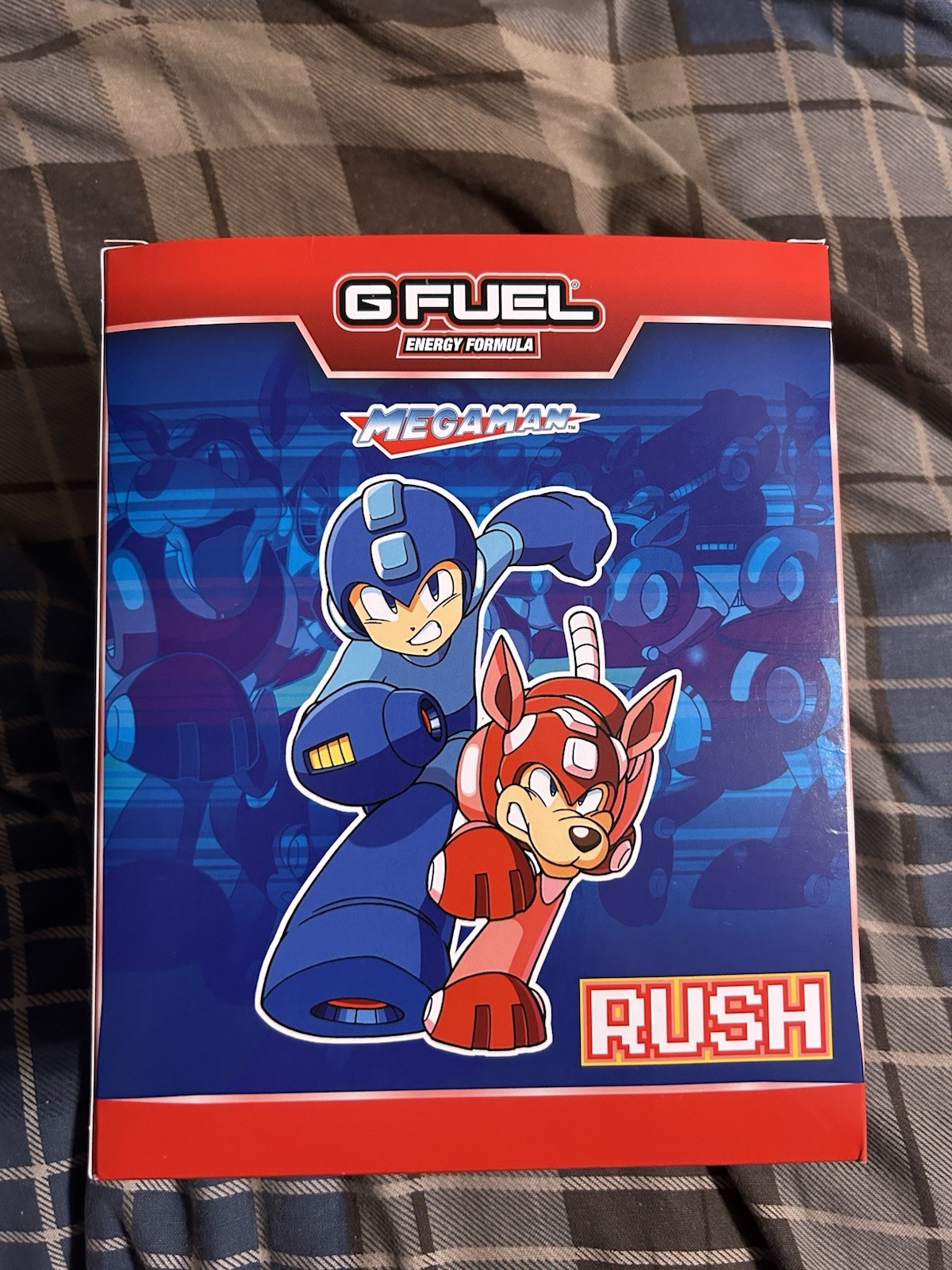 GFUEL MegaMan Rush Collectors Box With Collar
