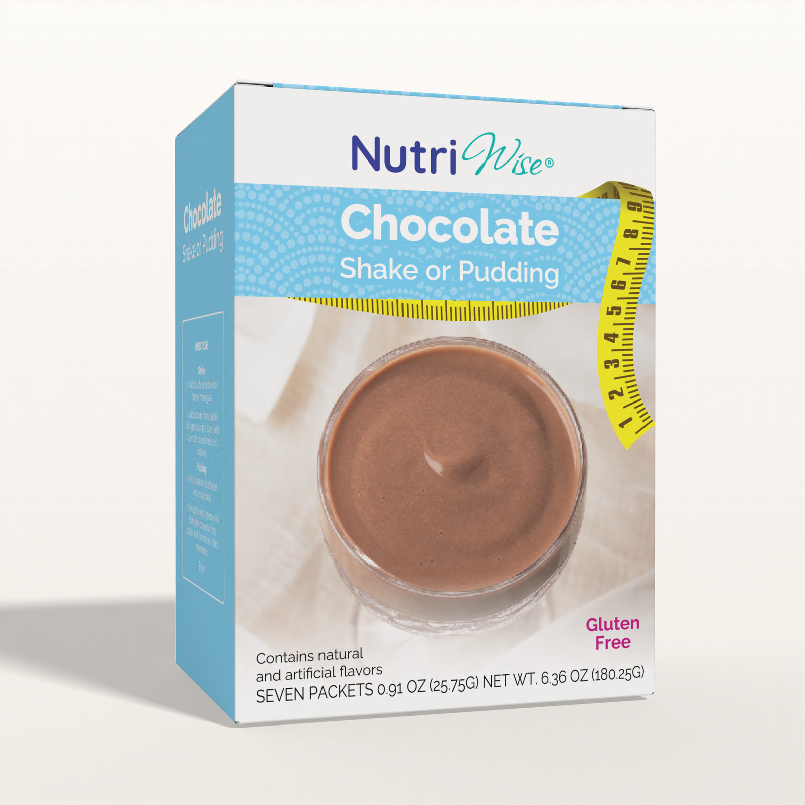 NutriWise Chocolate Protein Shake, Low Carb, Low Calorie, KETO Friendly Diet 7ct