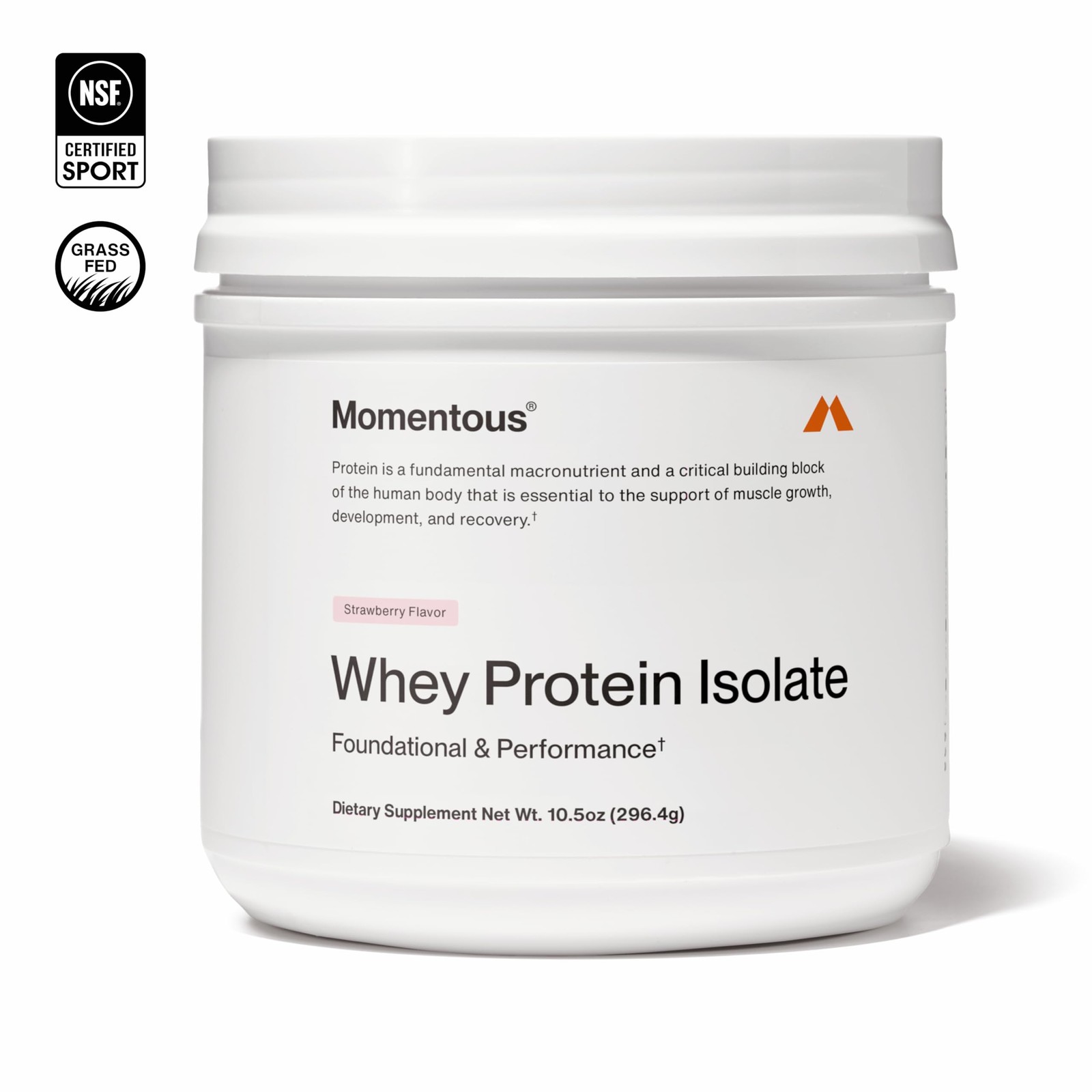 Momentous Essential GrassFed Whey Protein Powder 20 g Whey Isolate Protein …