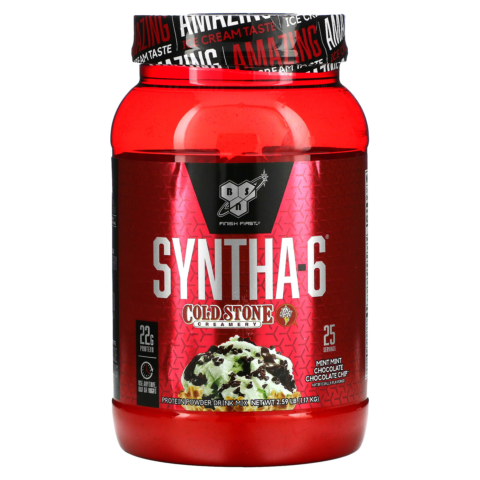 Syntha-6, Cold Stone Creamery, Mint Mint Chocolate Chocolate Chip, 2.59 lb (1.17