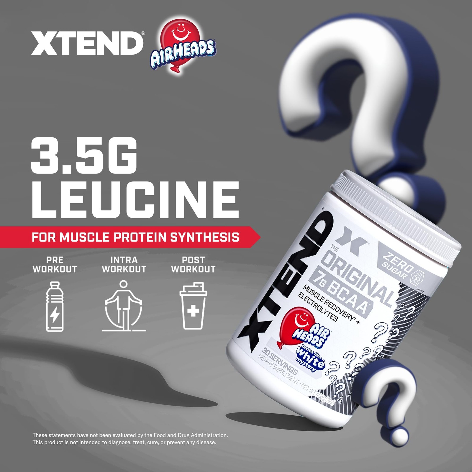 Scivation Xtend XTEND Original BCAA Powder Airheads Candy Flavor, 7g BCAA and…