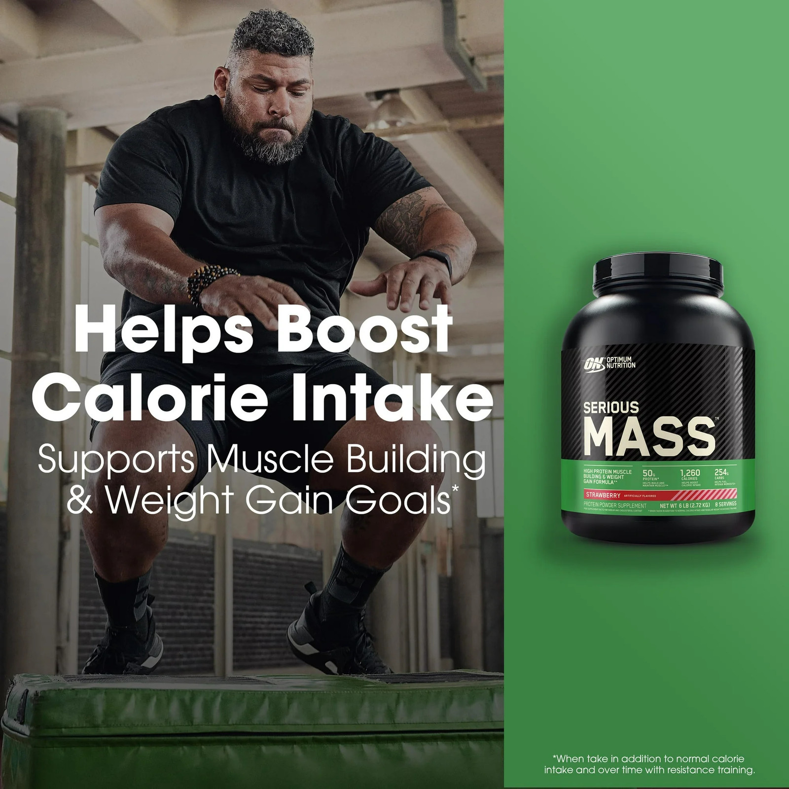Optimum Nutrition Serious Mass, Chocolate, Weight Gainer Protein Powder