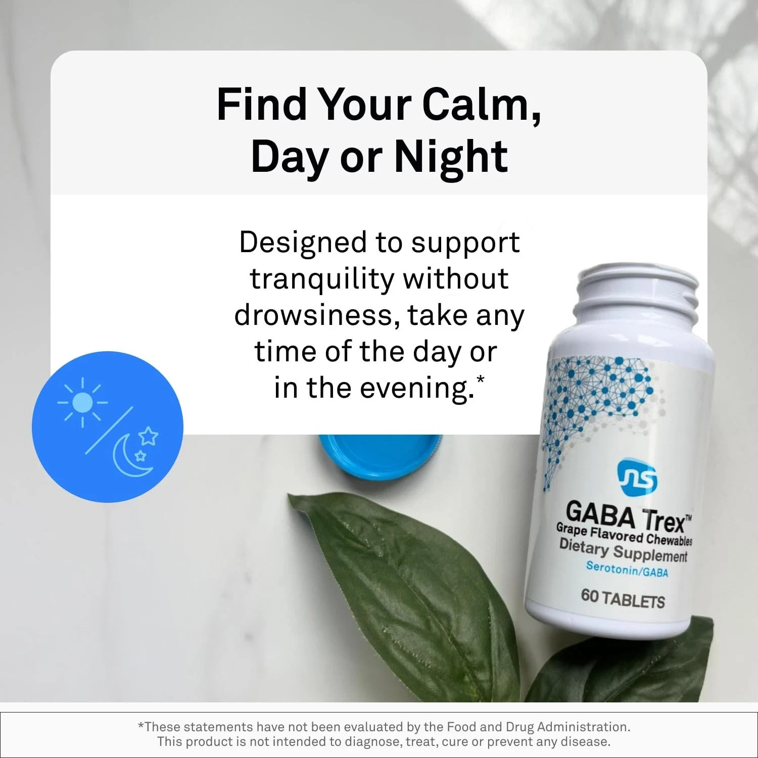 Neuorscience GABA Trex L Theanine Supplement – Calm Aid for Daytime Stress Su…