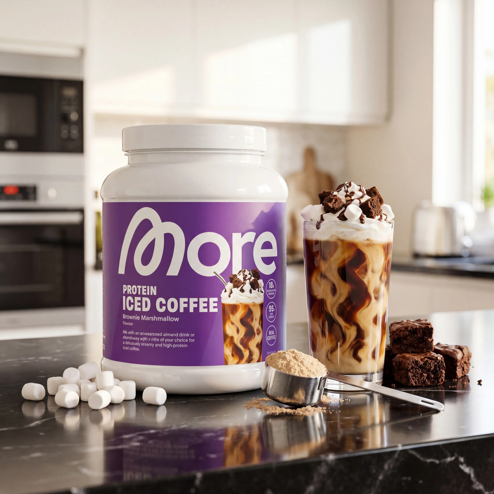 More Nutrition Protein Iced Coffee – 14 Varieties | 500g / 2kg | NEW & BOXED