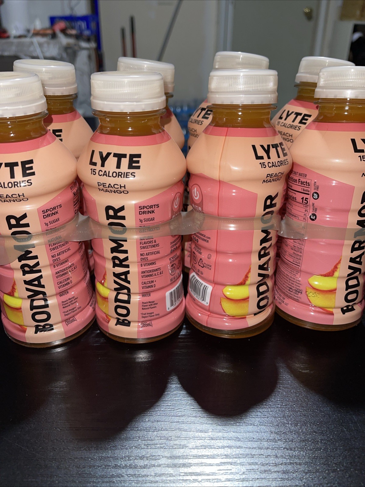 BODYARMOR LYTE Sports Drink Low-Calorie, Peach Mango, 12 Fl Oz (Pack of 8)
