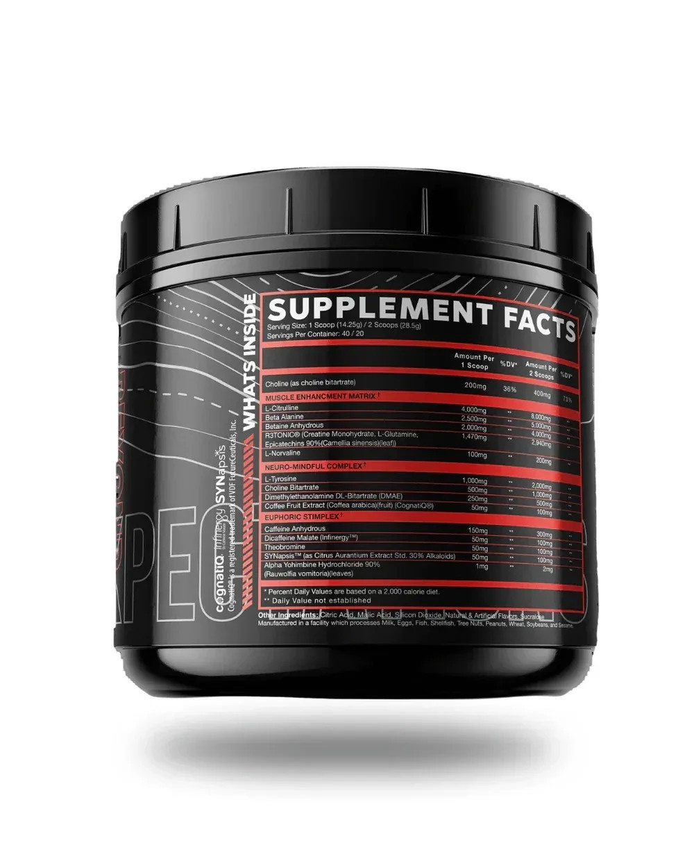 V1Nutra VIX Prodigy Pre workout **Peach mango** 09/26 EXPO