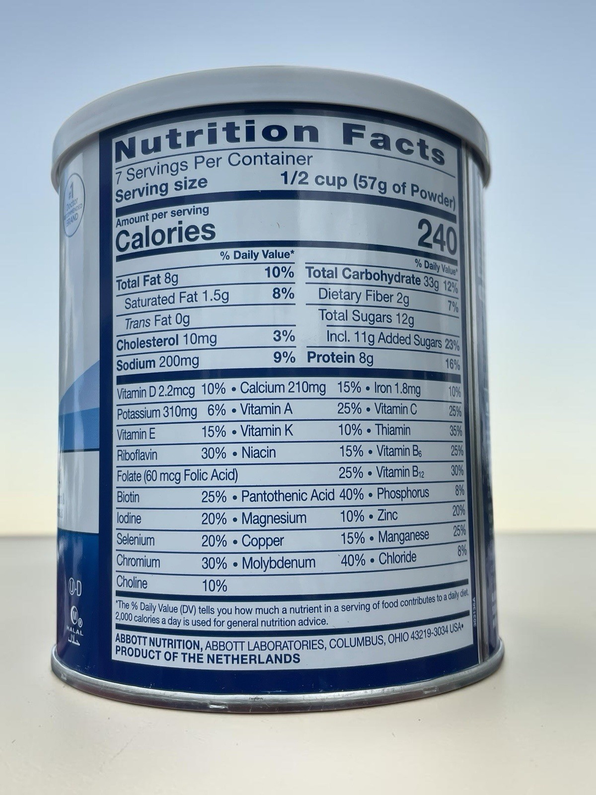 Ensure Vanilla flavored Original Nutrition Powder 08/26 Abbott Nutrition